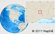 Shaded Relief Location Map of ZIP code 75693