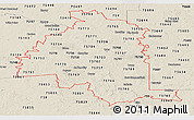 Classic Style Panoramic Map of ZIP codes starting with 757