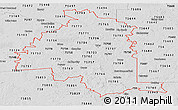 Silver Style Panoramic Map of ZIP codes starting with 757