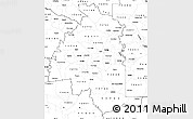 Blank Simple Map of ZIP codes starting with 757