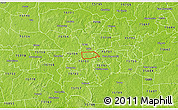 Physical 3D Map of ZIP code 75701