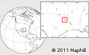 Blank Location Map of ZIP code 75771