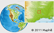 Physical Location Map of ZIP code 75771