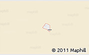 Classic Style 3D Map of ZIP code 75784, single color outside