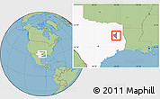 Savanna Style Location Map of ZIP code 75784, highlighted county, highlighted state