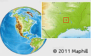 Physical Location Map of ZIP code 75789