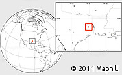 Blank Location Map of ZIP code 75901