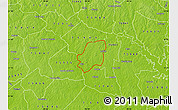 Physical Map of ZIP code 75904