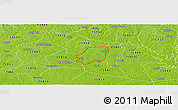 Physical Panoramic Map of ZIP code 75904