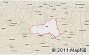 Classic Style 3D Map of ZIP code 75925
