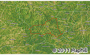 Satellite 3D Map of ZIP code 75925