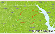 Physical 3D Map of ZIP code 75935
