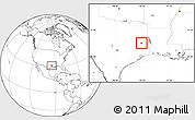 Blank Location Map of ZIP code 75941