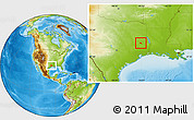 Physical Location Map of ZIP code 75941
