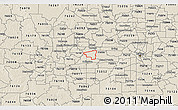 Shaded Relief 3D Map of ZIP code 76006