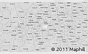 Silver Style 3D Map of ZIP code 76006