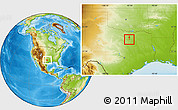 Physical Location Map of ZIP code 76011