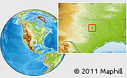 Physical Location Map of ZIP code 76031