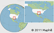 Savanna Style Location Map of ZIP code 76031, highlighted country, highlighted county, within the entire country