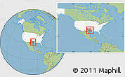Savanna Style Location Map of ZIP code 76031, highlighted country, highlighted state, within the entire country