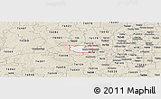 Classic Style Panoramic Map of ZIP code 76108