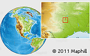 Physical Location Map of ZIP code 76117