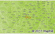 Physical 3D Map of ZIP code 76118