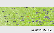 Physical Panoramic Map of ZIP code 76178