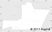 Silver Style Simple Map of ZIP code 76178