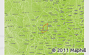 Physical Map of ZIP code 76180