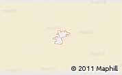 Classic Style 3D Map of ZIP code 76207, single color outside