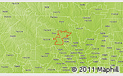 Physical 3D Map of ZIP code 76207