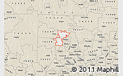 Classic Style Map of ZIP code 76207