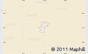 Classic Style Map of ZIP code 76207, single color outside