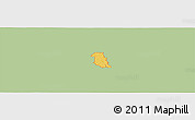Savanna Style Panoramic Map of ZIP code 76208, single color outside