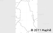 Blank Simple Map of ZIP code 76208, no labels