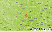 Physical 3D Map of ZIP code 76209