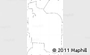 Blank Simple Map of ZIP code 76209, no labels