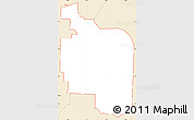Classic Style Simple Map of ZIP code 76209