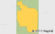 Savanna Style Simple Map of ZIP code 76209