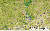 Satellite 3D Map of ZIP code 76210