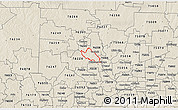 Shaded Relief 3D Map of ZIP code 76210