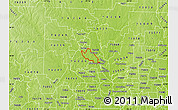 Physical Map of ZIP code 76210