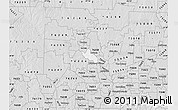 Silver Style Map of ZIP code 76210