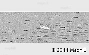 Gray Panoramic Map of ZIP code 76210