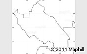 Blank Simple Map of ZIP code 76210, no labels
