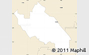Classic Style Simple Map of ZIP code 76210