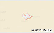 Classic Style 3D Map of ZIP code 76226, single color outside