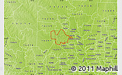 Physical Map of ZIP code 76226