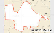 Classic Style Simple Map of ZIP code 76226